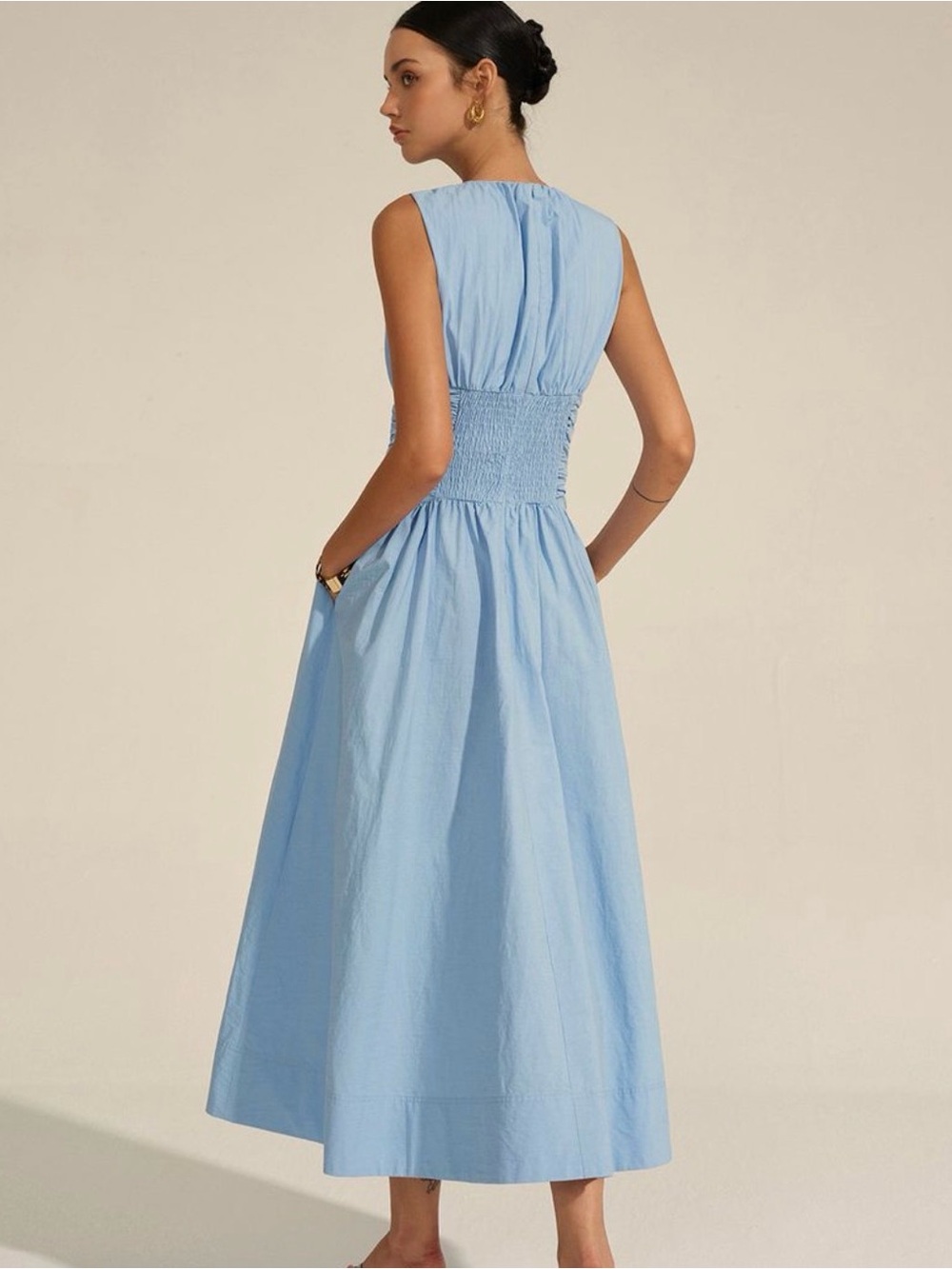 Commense Ruched Waist Maxi Dress - Picture 5 of 15